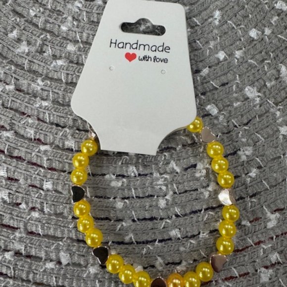 Set of 7 Multicolored Plastic Beaded Bracelets - Picture 6 of 9